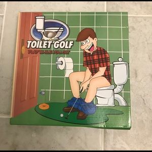 Toilet Golf Funny Game Gag Gift Brand New